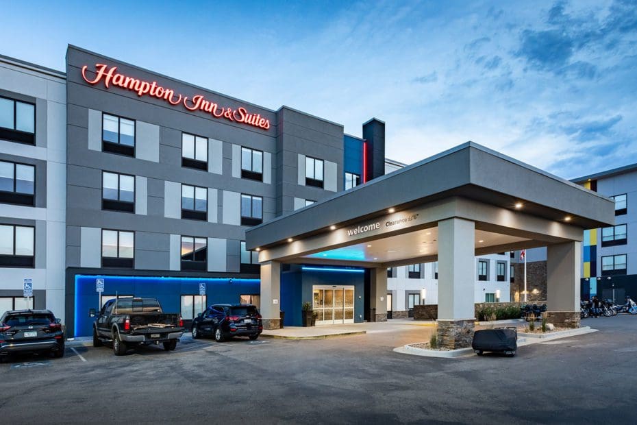 Hampton Inn exterior in Rapid City, SD