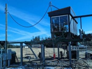 Deer Mountain Ski Resort Chair Lift Electrical Cabling